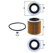 Oil Filter MAHLE OX387D