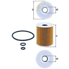 Oil Filter MAHLE OX422D