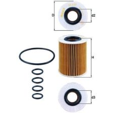 Oil Filter MAHLE OX437D