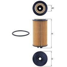 Oil Filter MAHLE OX978D