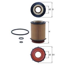 Oil Filter MAHLE OX982D