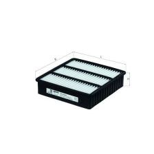 Air Filter MAHLE LX1076