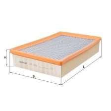 Air Filter MAHLE LX1216