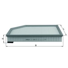 Air Filter MAHLE LX1591/2