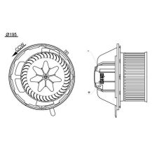 Interior Blower MAHLE AB 194 000S