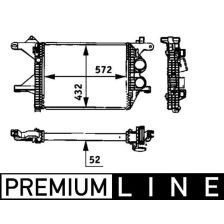 Intercooler MAHLE CI 94 000P