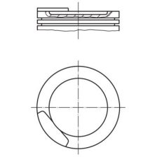 Piston MAHLE 011 08 11