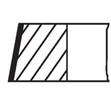 Piston Ring Set MAHLE 033 19 N0