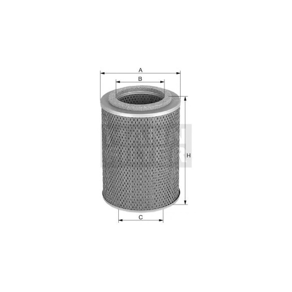 Eļļas filtrs MANN-FILTER H 1053/2 n