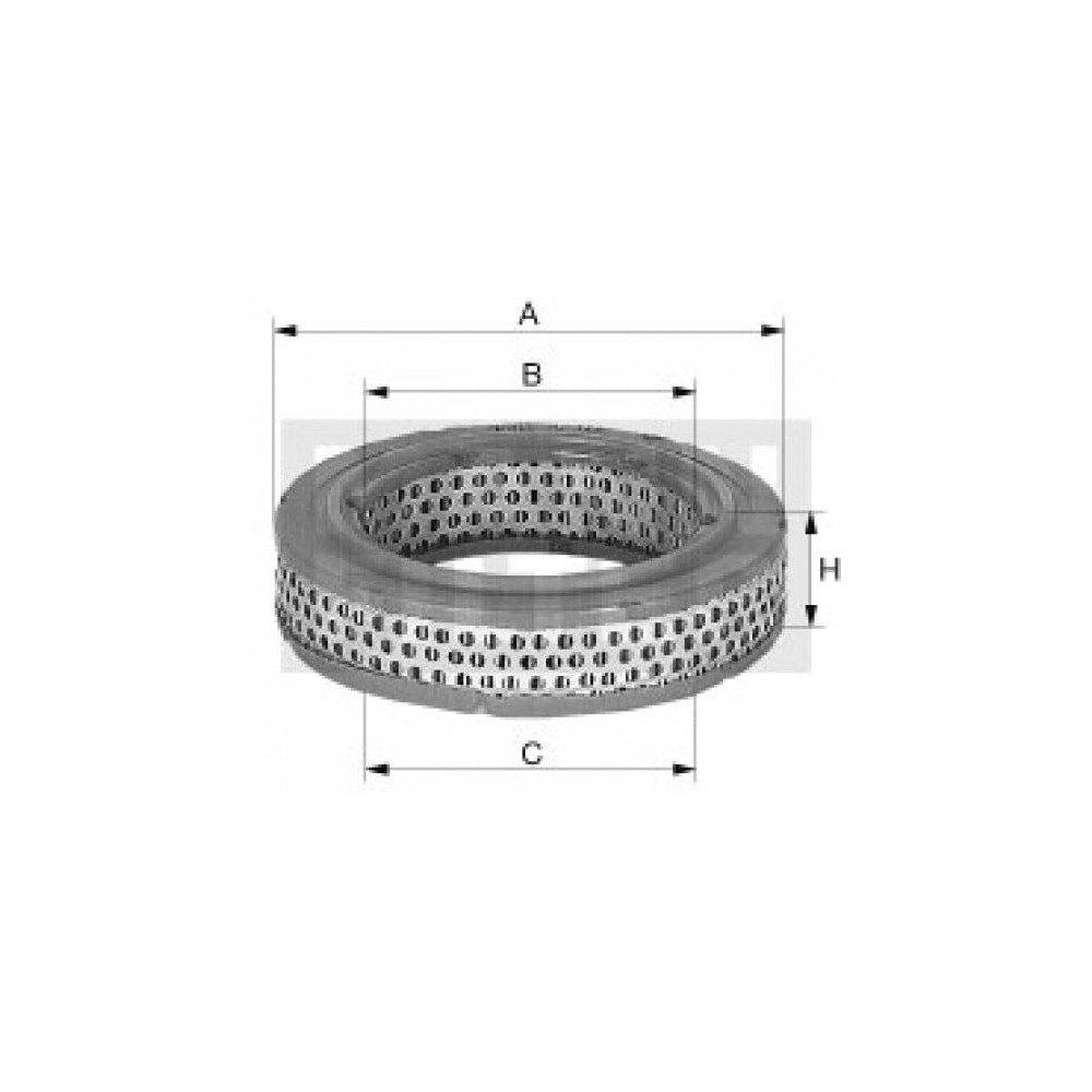 Air filter MANN-FILTER C 1415