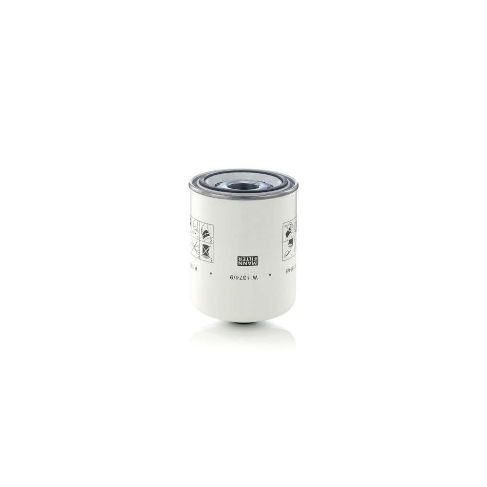 Filtrs, hidropacēlāja sistēma MANN-FILTER W 1374/9