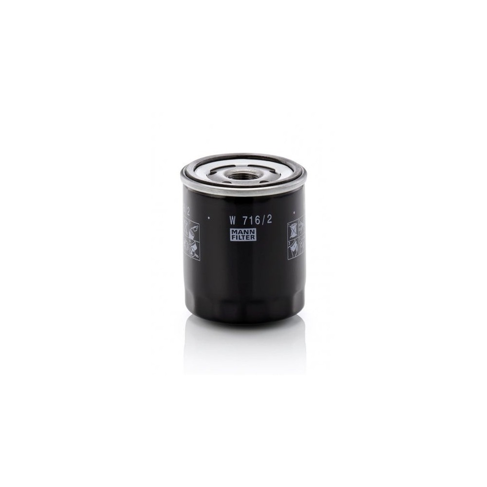 Eļļas filtrs MANN-FILTER W 716/2