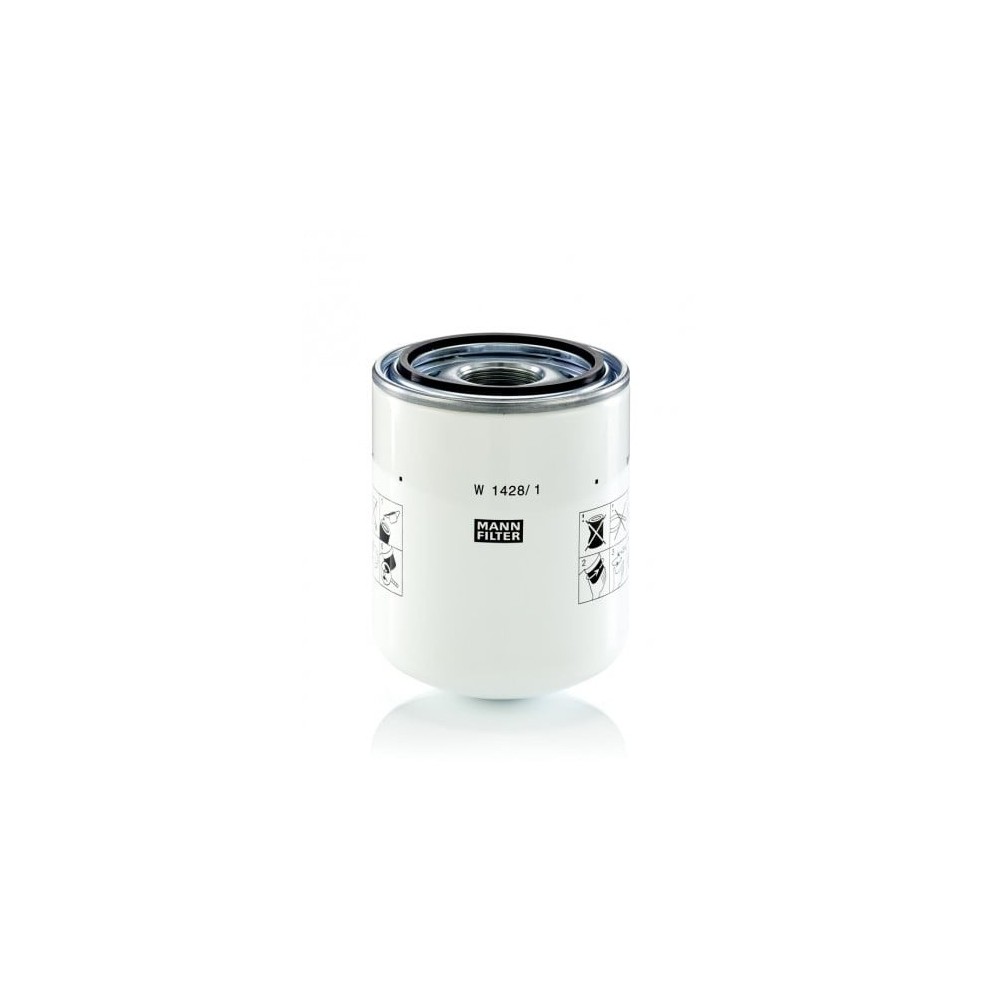 Filtrs, hidropacēlāja sistēma MANN-FILTER W 1428/1