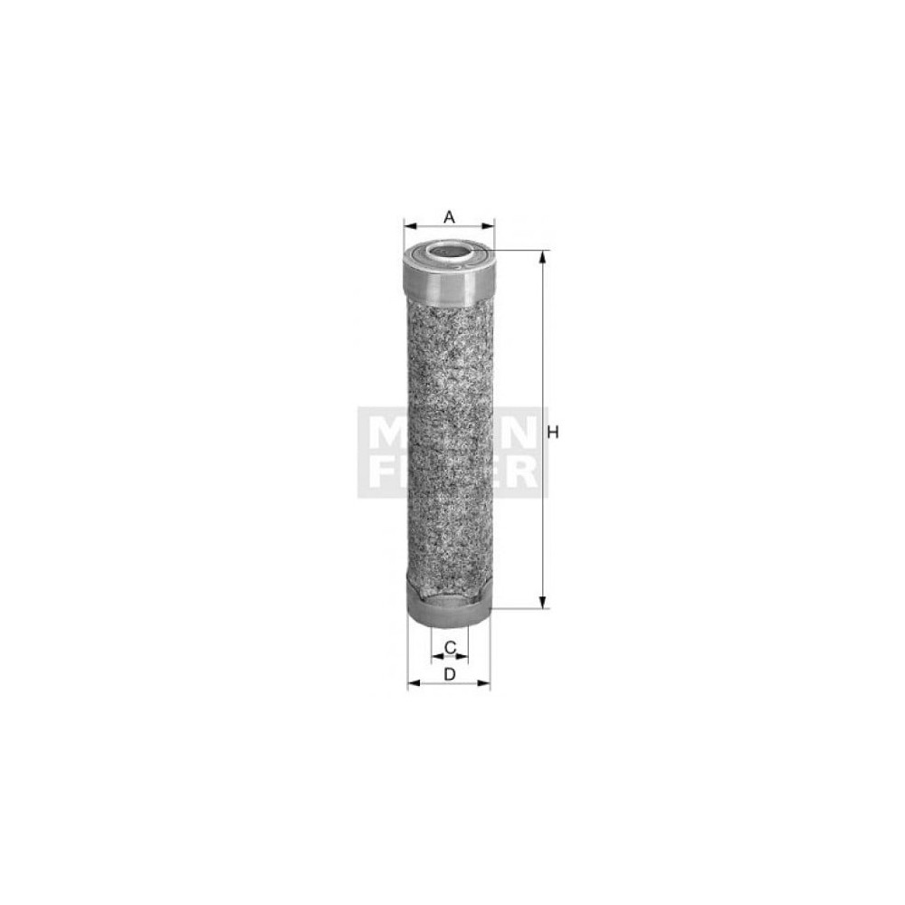 Sekundārā gaisa filtrs MANN-FILTER CF 16 001