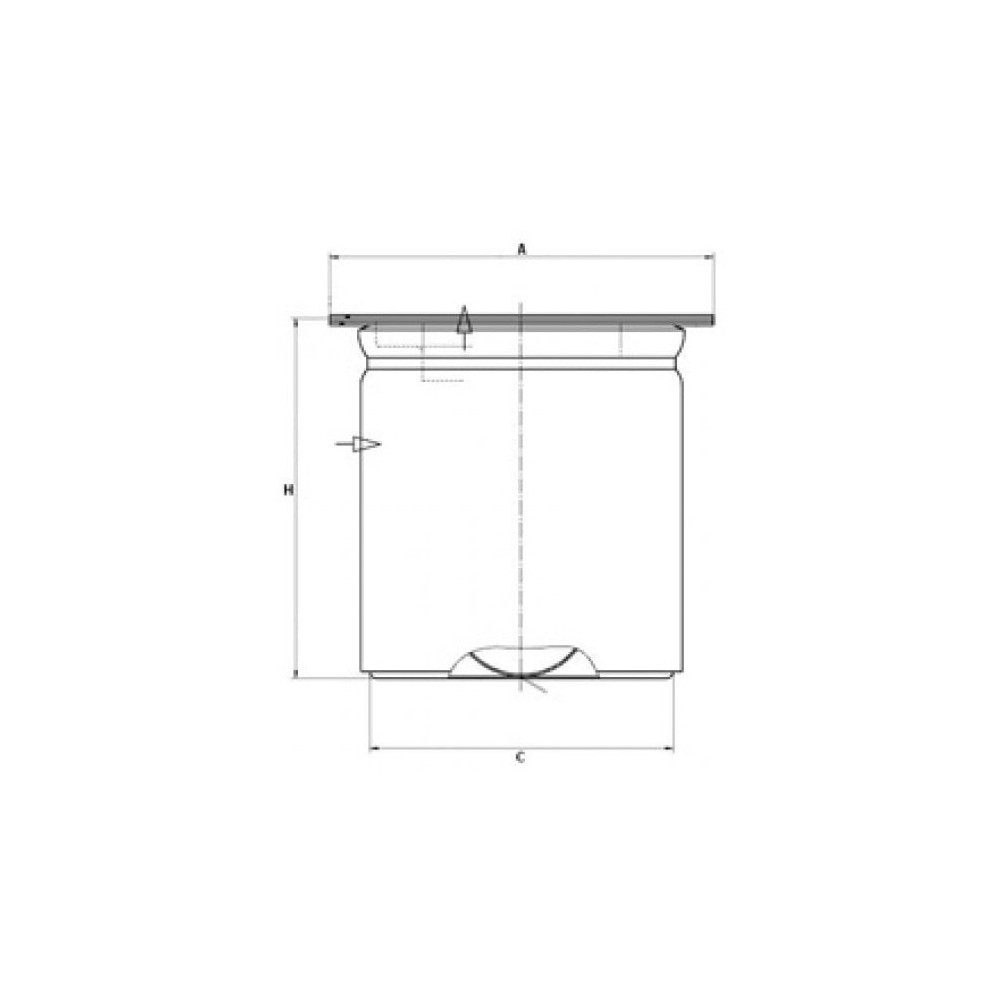 Filter, compressed air system MANN-FILTER LE 13 007