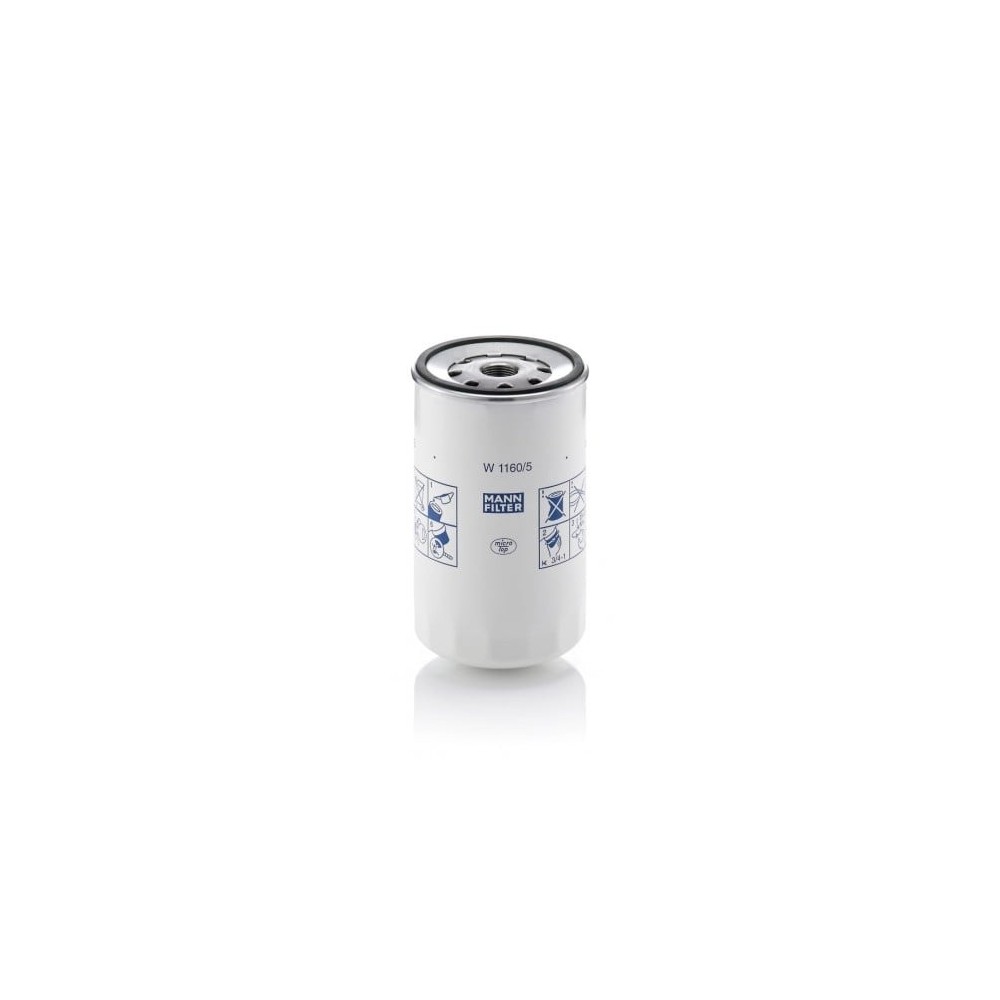 Eļļas filtrs MANN-FILTER W 1160/5