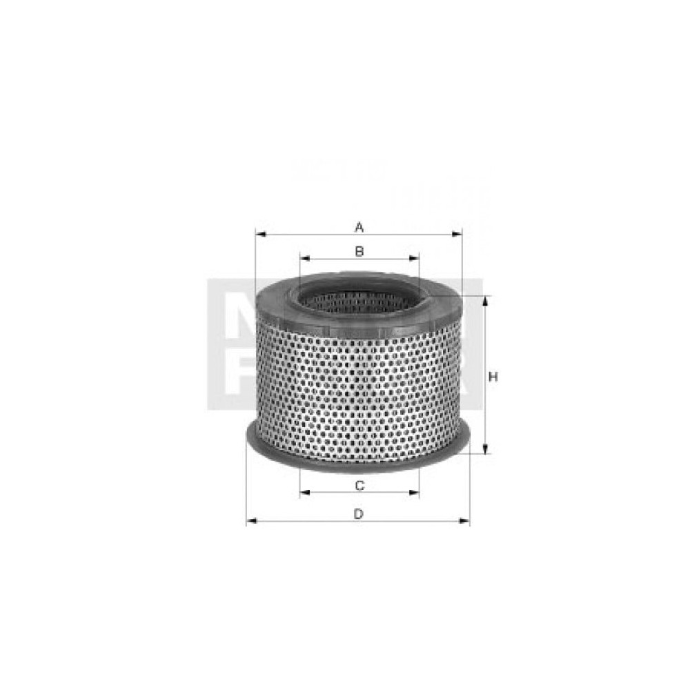 Gaisa filtrs MANN-FILTER C 2375