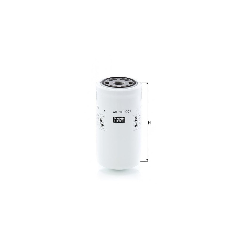 Hidrofiltrs, automātiskā pārnesumkārba MANN-FILTER WH 10 001
