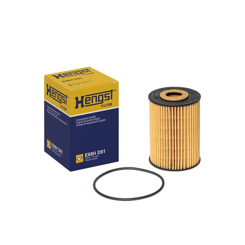 Oil Filter HENGST FILTER E69H D81