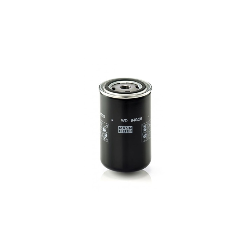 Eļļas filtrs MANN-FILTER WD 940/26