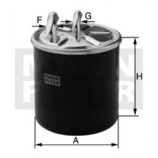 Degvielas filtrs MANN-FILTER WK 820/5