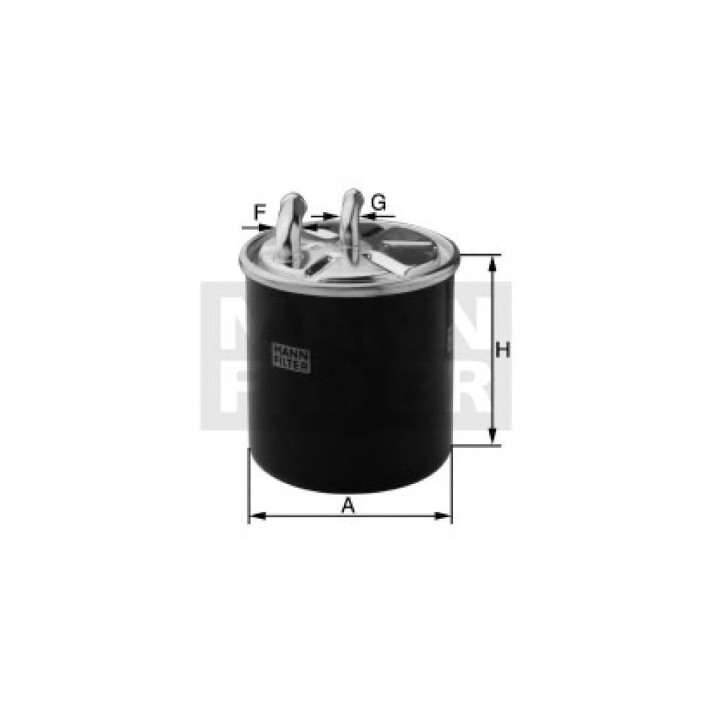 Fuel filter MANN-FILTER WK 820/5