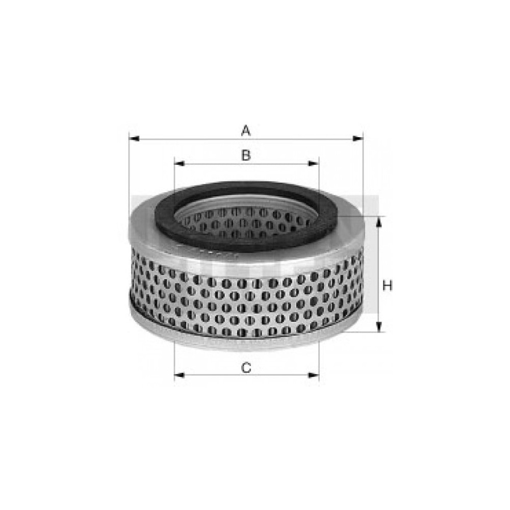 Gaisa filtrs, kompresors-ieplūstošais gaiss MANN-FILTER C 33 009