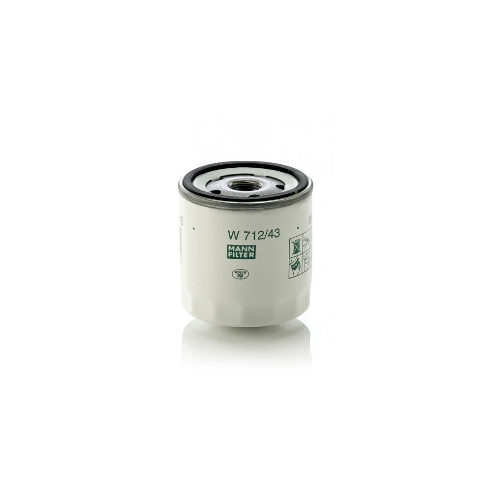 Eļļas filtrs MANN-FILTER W 712/43