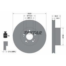 Brake Disc TEXTAR 92056600