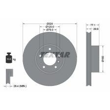 Brake Disc TEXTAR 92058300