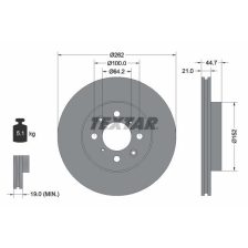 Brake Disc TEXTAR 92060903