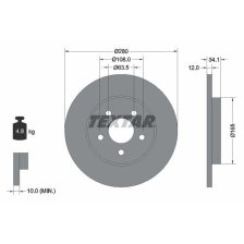 Brake Disc TEXTAR 92109703