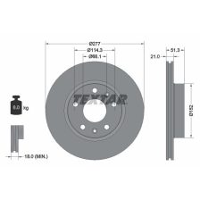 Brake Disc TEXTAR 92115703