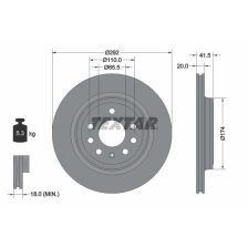 Brake Disc TEXTAR 92118403