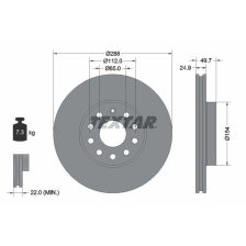 Brake Disc TEXTAR 92120805