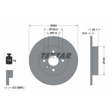 Brake Disc TEXTAR 92124703