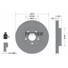 Brake Disc TEXTAR 92141205