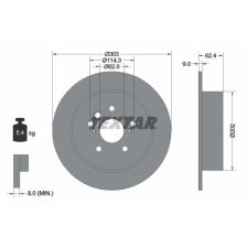 Brake Disc TEXTAR 92144103