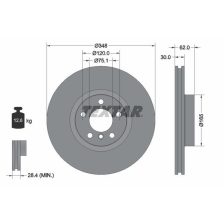 Brake Disc TEXTAR 92160903