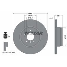 Brake Disc TEXTAR 92161203