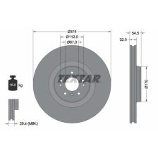 Brake Disc TEXTAR 92176603