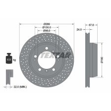 Brake Disc TEXTAR 92176705
