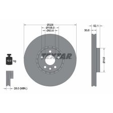 Brake Disc TEXTAR 92196303