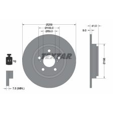 Brake Disc TEXTAR 92199800