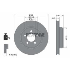 Brake Disc TEXTAR 92203303