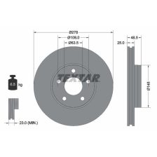 Brake Disc TEXTAR 92237703