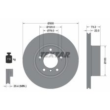 Brake Disc TEXTAR 92238505