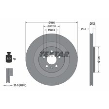 Brake Disc TEXTAR 92241803