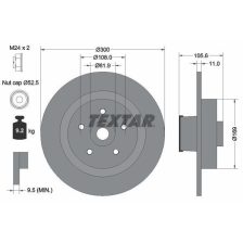 Brake Disc TEXTAR 92252903