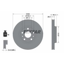 Brake Disc TEXTAR 92257903